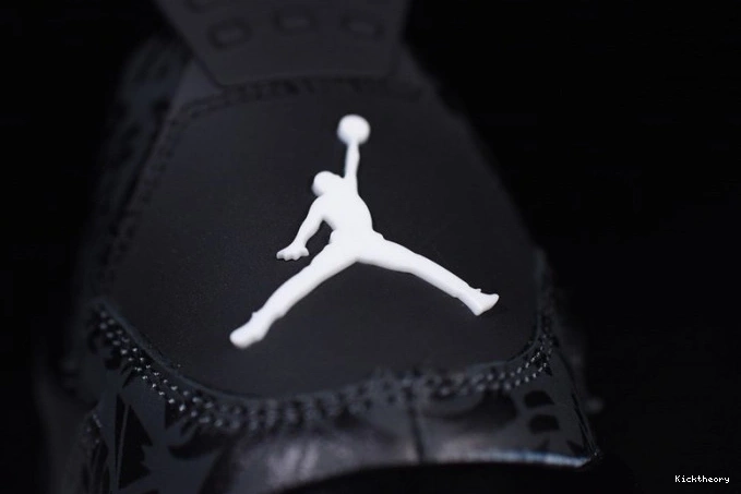Kick Theory Retro Black Air 4 CI1184-001 Jordan Laser 0712
